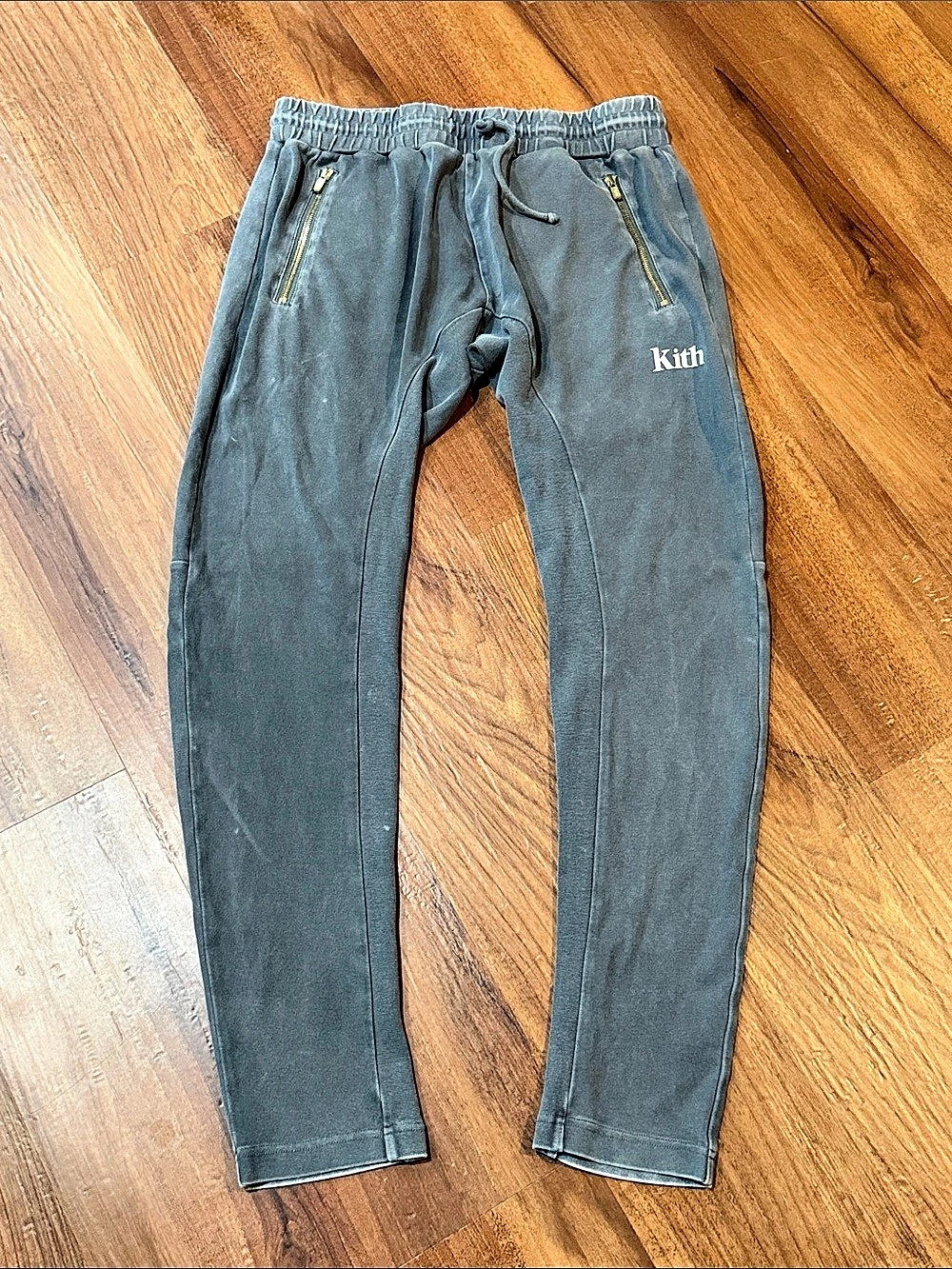 Kith Bleecker Sweatpants Gray Small